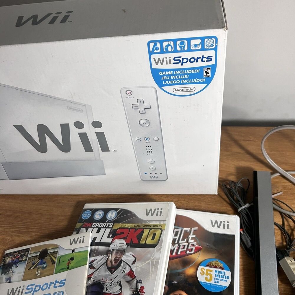 Nintendo Wii Console Boxed Bundle - RVL-001 GameCube Compatible - Picture 6 of 6